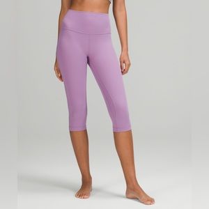Lululemon Align high-rise crop 17” Wisteria Purple